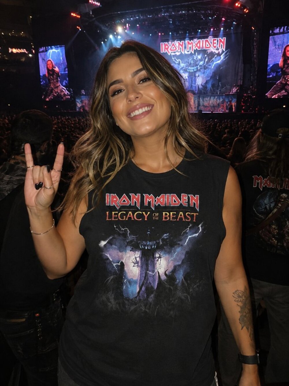 Womens Iron Maiden "Legacy of the Beast" Muscle Tank - M